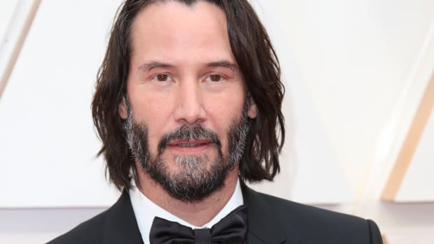Feb 9, 2020; Los Angeles, CA, USA; Keanu Reeves arrives at the 92nd Academy Awards at Dolby Theatre. Mandatory Credit: Dan MacMedan-USA TODAY